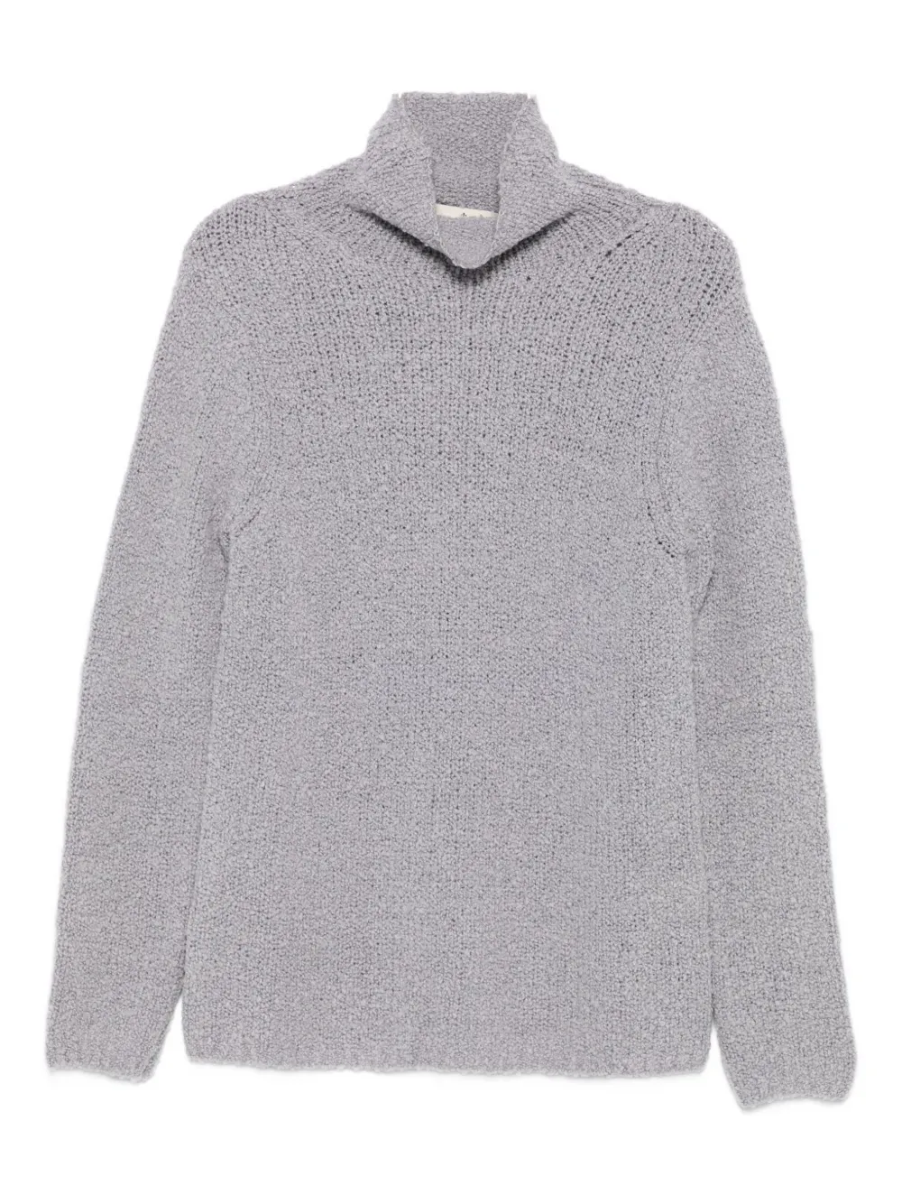 Bruno Manetti Maglione con scollo a imbuto - Grigio