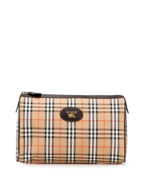 Burberry Pre-Owned 20th Century Haymarket Check Canvas clutch bag