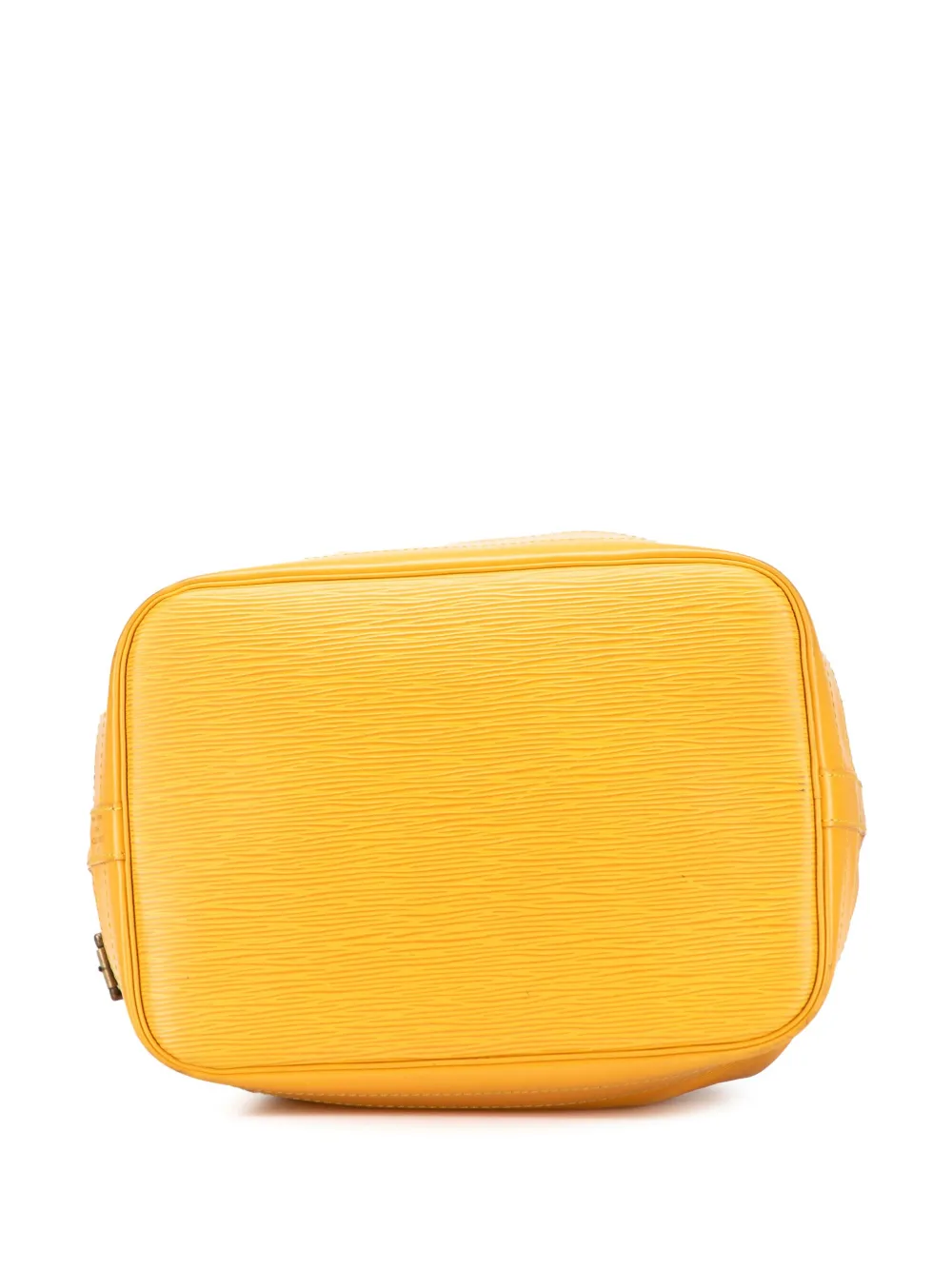 Pre-owned Louis Vuitton 1996 Epi Noe Gm Bucket Bag In Yellow