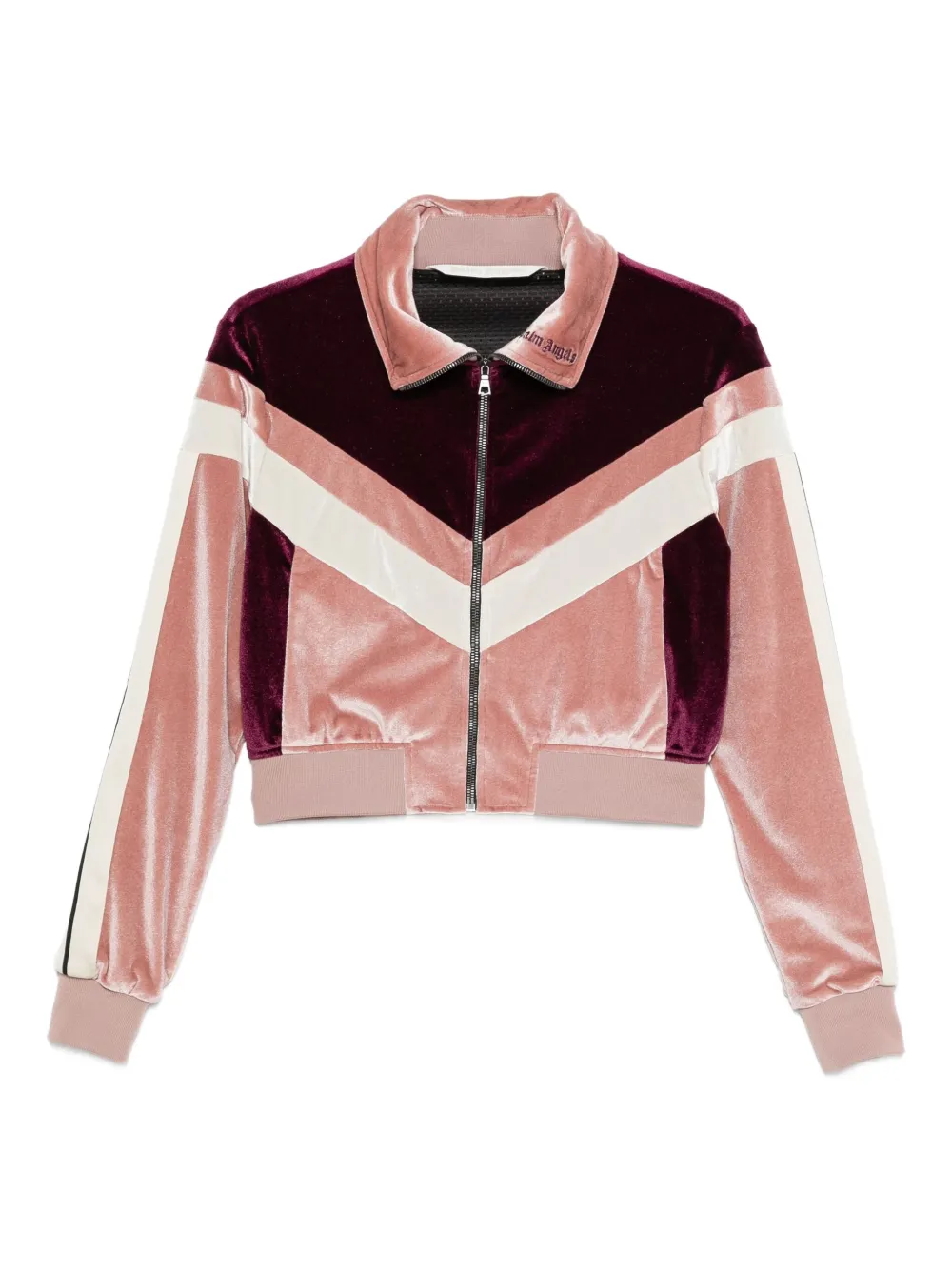 Palm Angels chamarra deportiva con diseño color block | rosado | Image 1