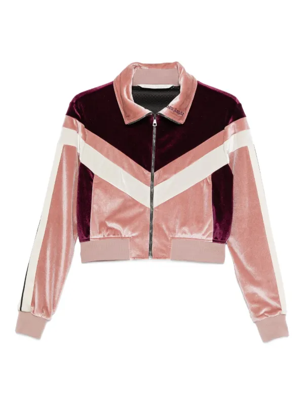 Palm Angels カラーブロック トラックジャケット | ピンク | FARFETCH JP