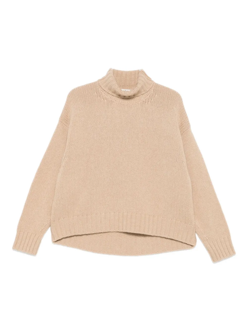 Bruno Manetti Maglione con bordo a coste - Toni neutri