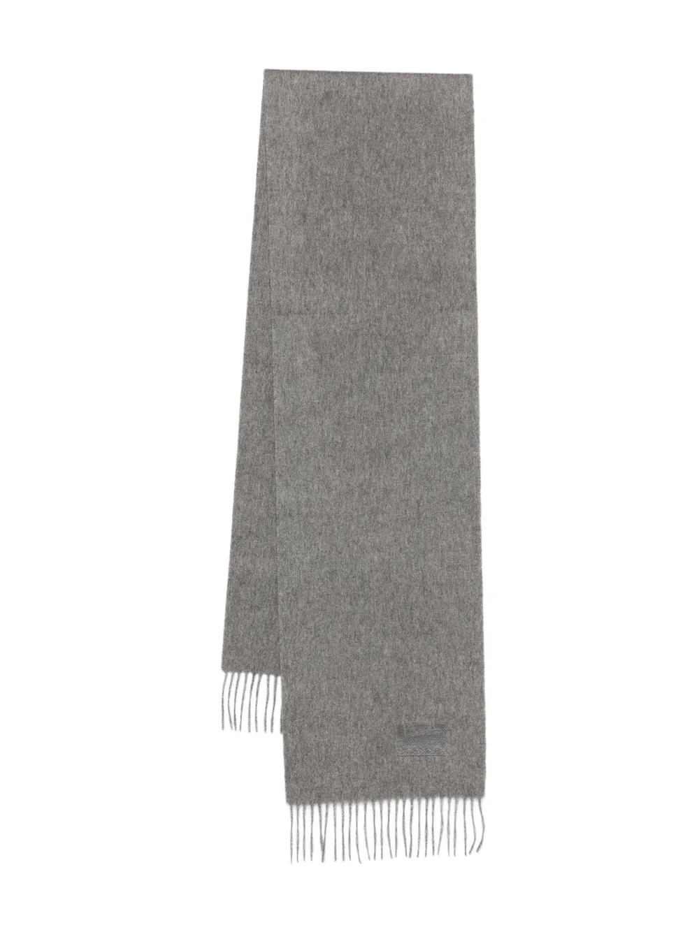Paul Smith mascada de cachemira con borde de flecos | gris | Image 1