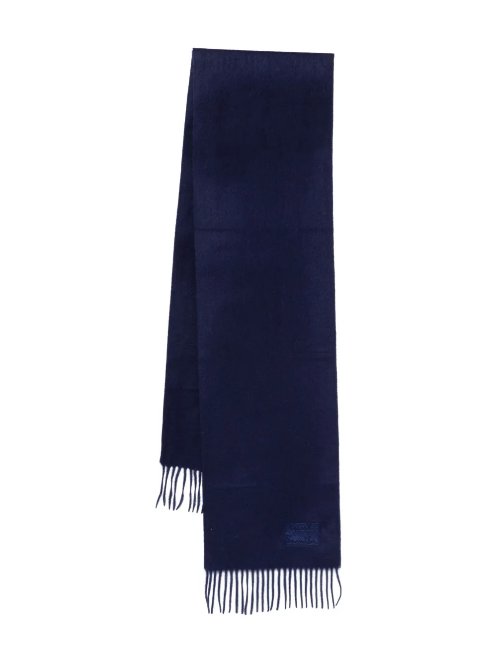 Paul Smith mascada de cachemira con flecos | azul | Image 1