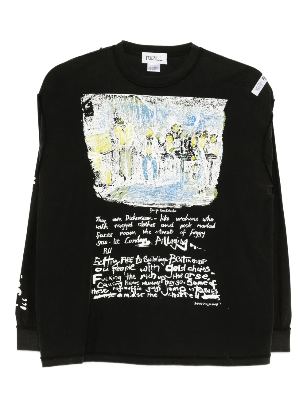 Kidill Seditionaries T-shirt | Black | Image 1