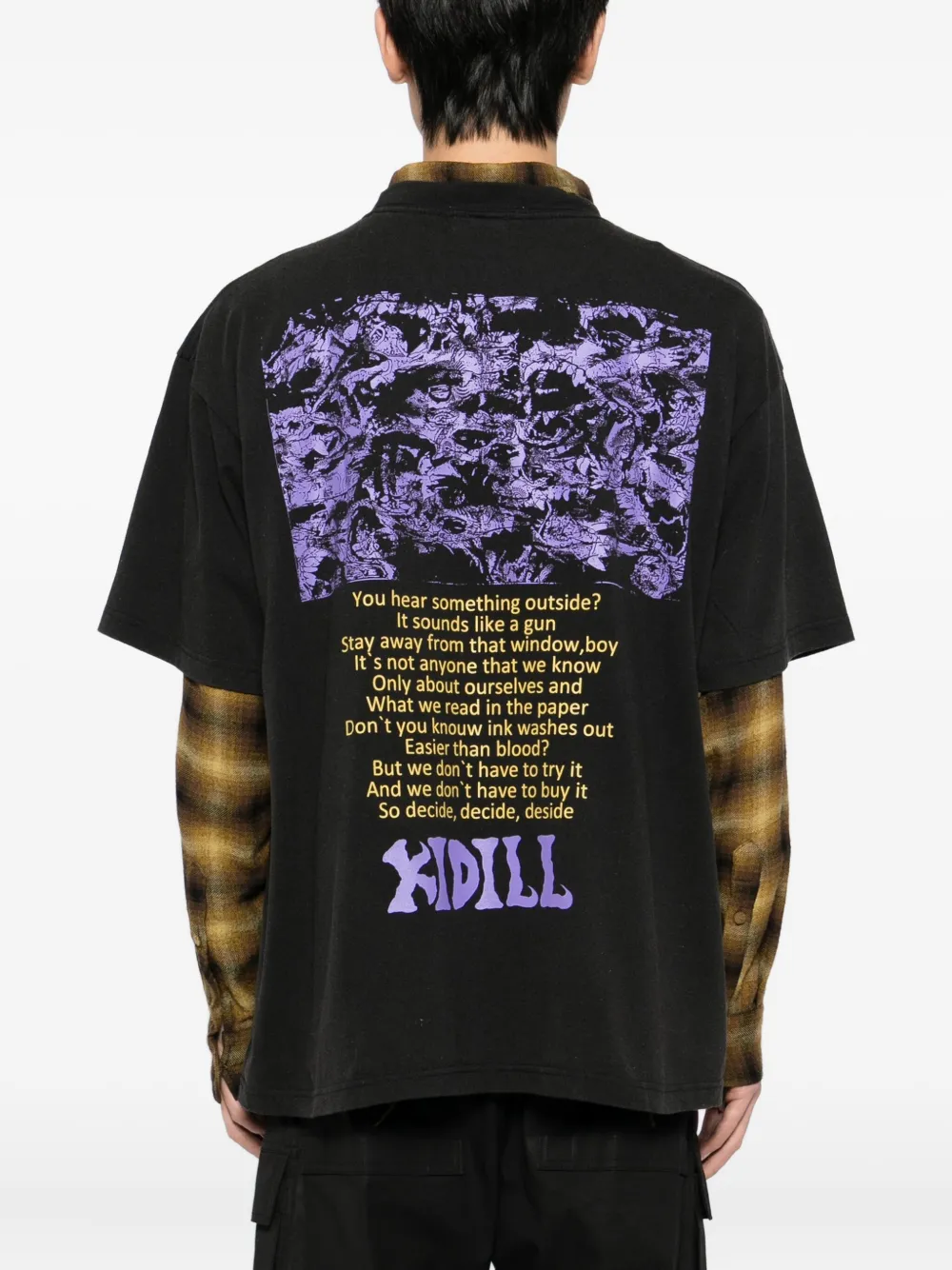 Kidill Graind The Power Tシャツ | ブラック | FARFETCH JP
