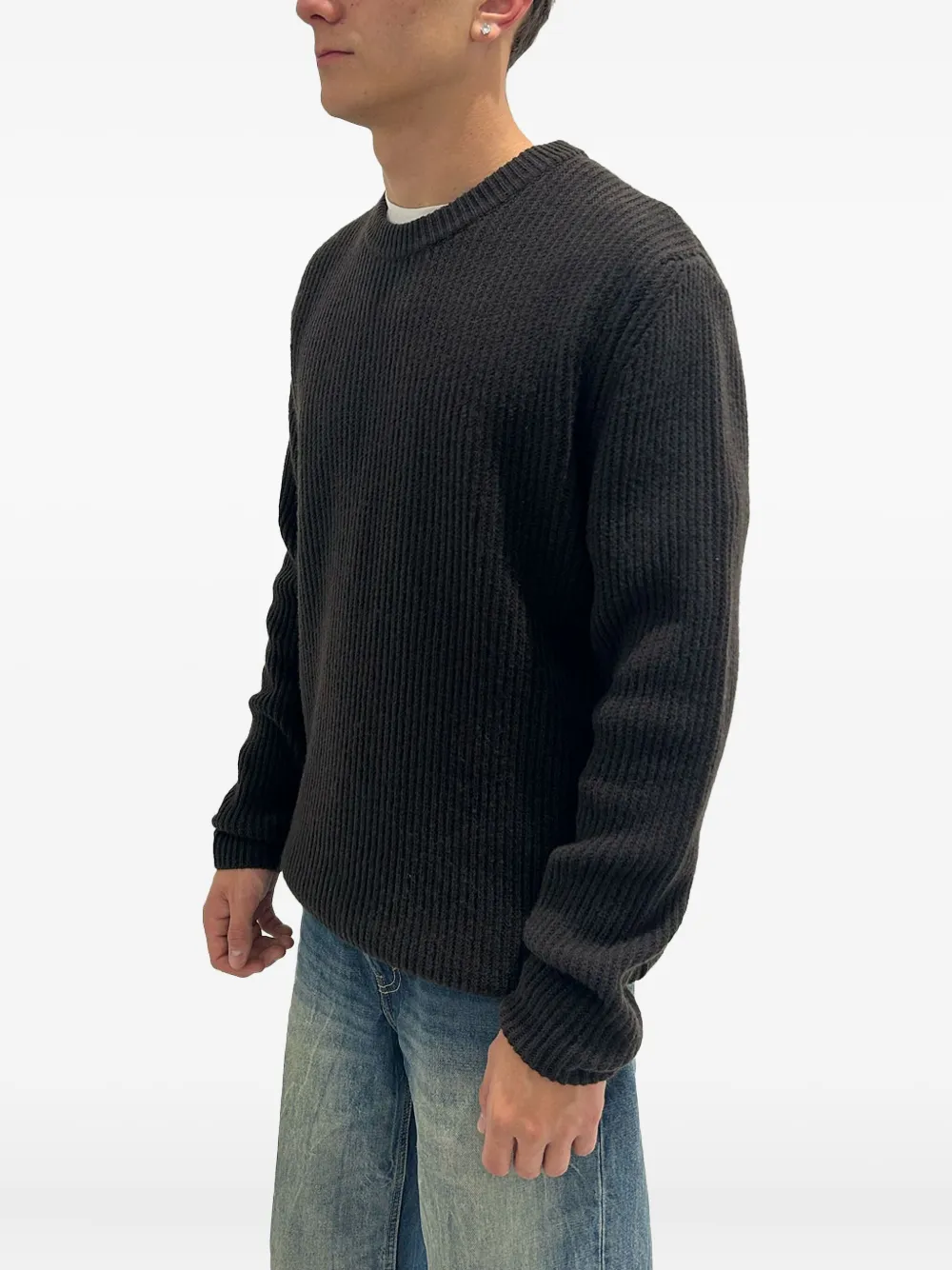 RAYNE 1896 Sweater met ronde hals - Bruin