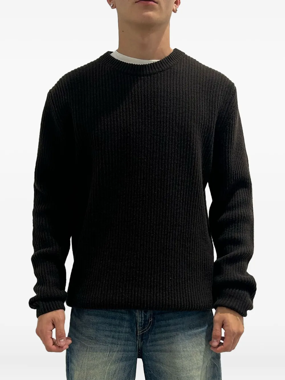 RAYNE 1896 suéter con cuello redondo | marrón | Image 1