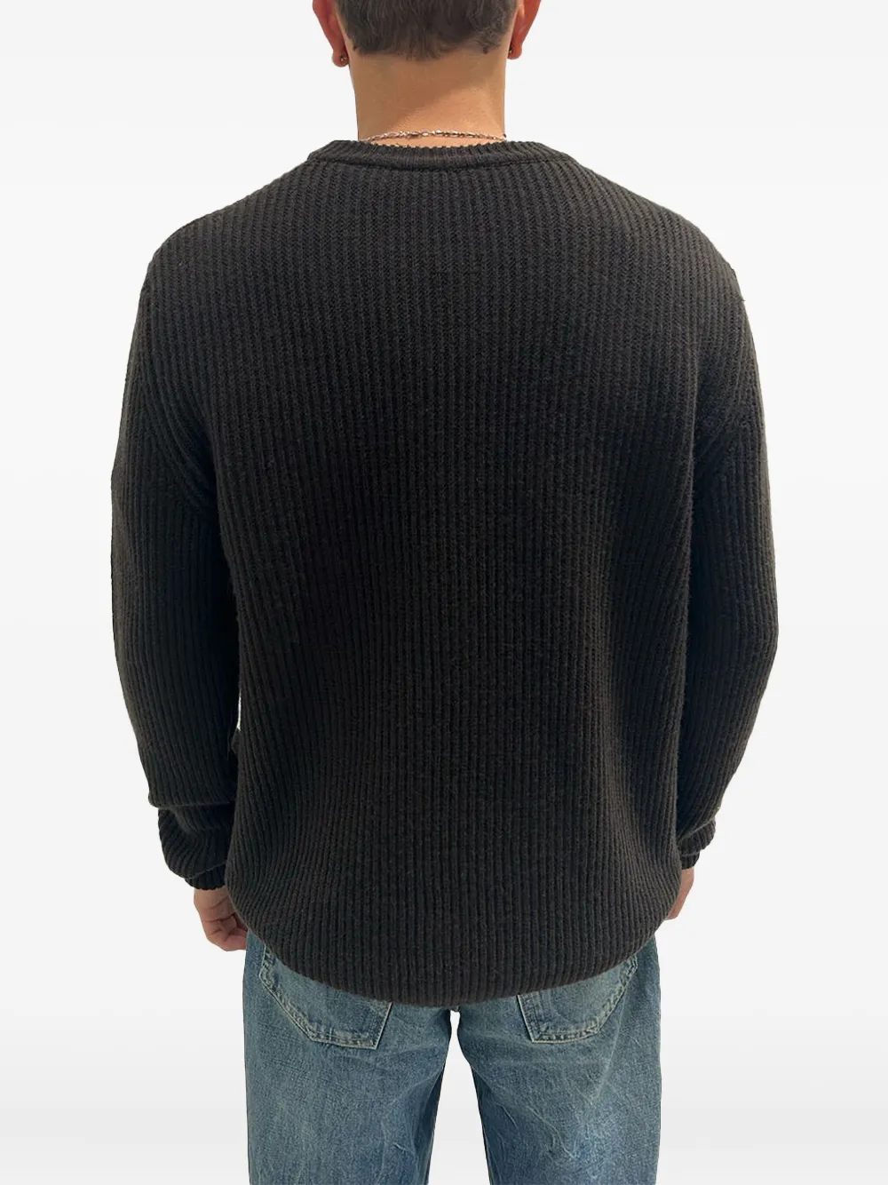 Rayne 1896 Round-neck Sweater In Black