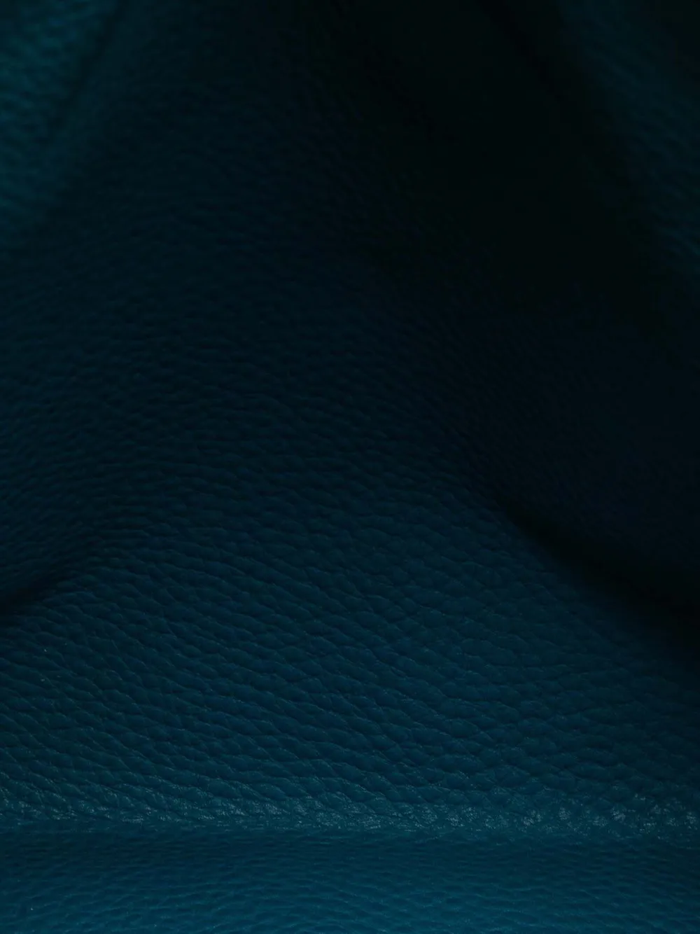 Pre-owned Hermes 2003 Togo Rio Clutch Bag In Blue