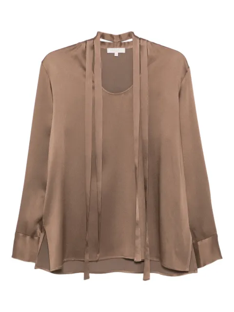 Antonelli strap-detail blouse