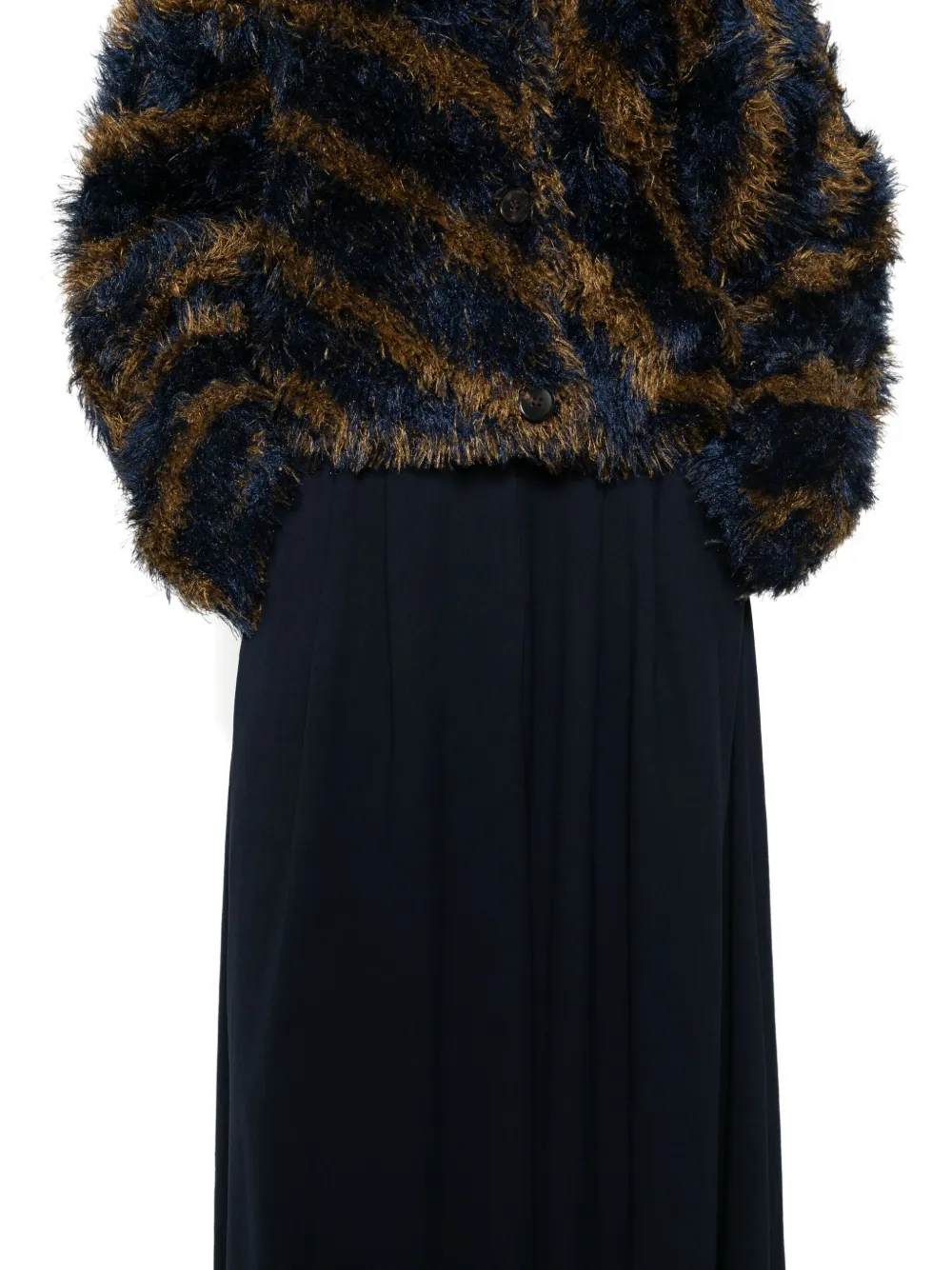 Forte Forte Pleated My Skirt In Blue