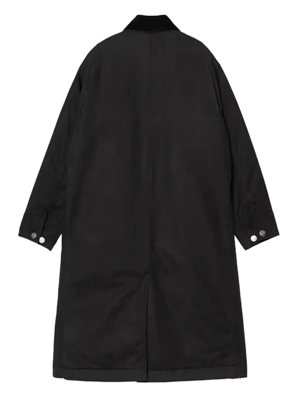 Carhartt Single-breasted Coat In Black
