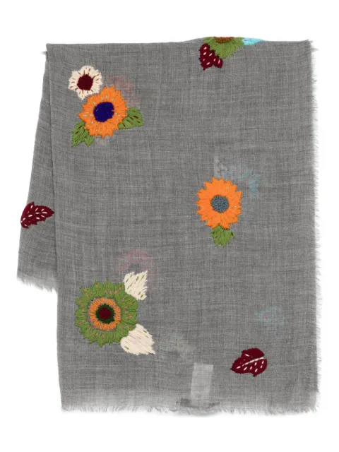 SGOMBERO CANTINE floral-embroidered scarf