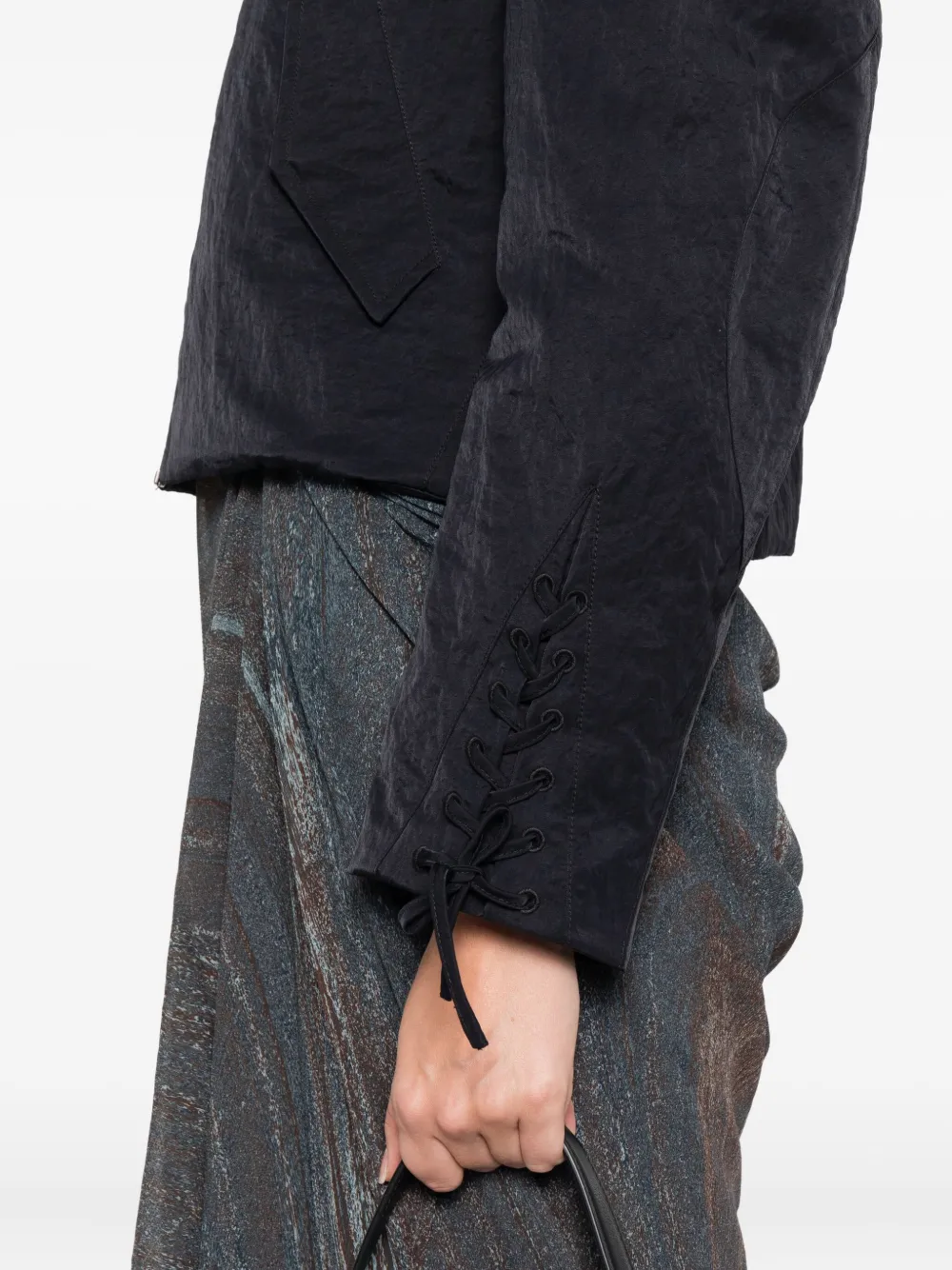 Hope Rider Zip-up Jacket In Black