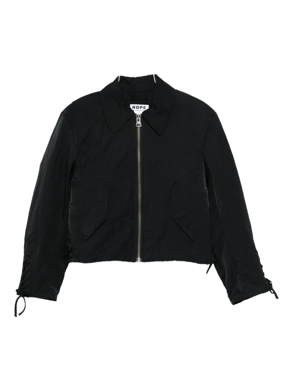 Hope Rider Zip-up Jacket In Black
