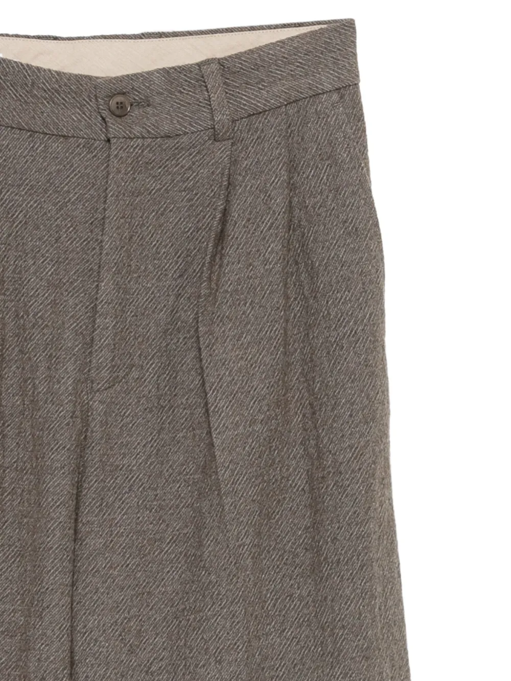 Hope Pleat-detailing Trousers In Gray