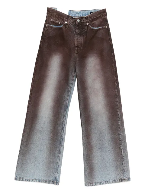 Hope jeans anchos con acabado degradado