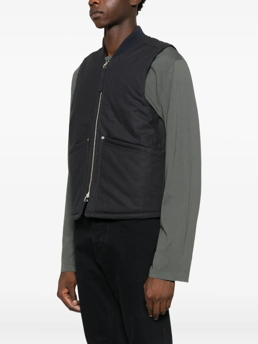 Replay Gilet met ritssluiting Zwart