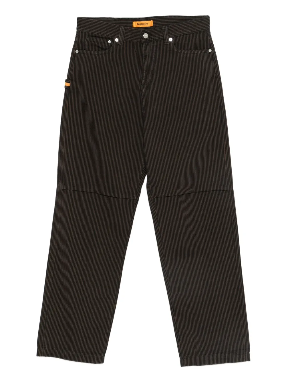 Replay pinstripe trousers | Black | Image 1