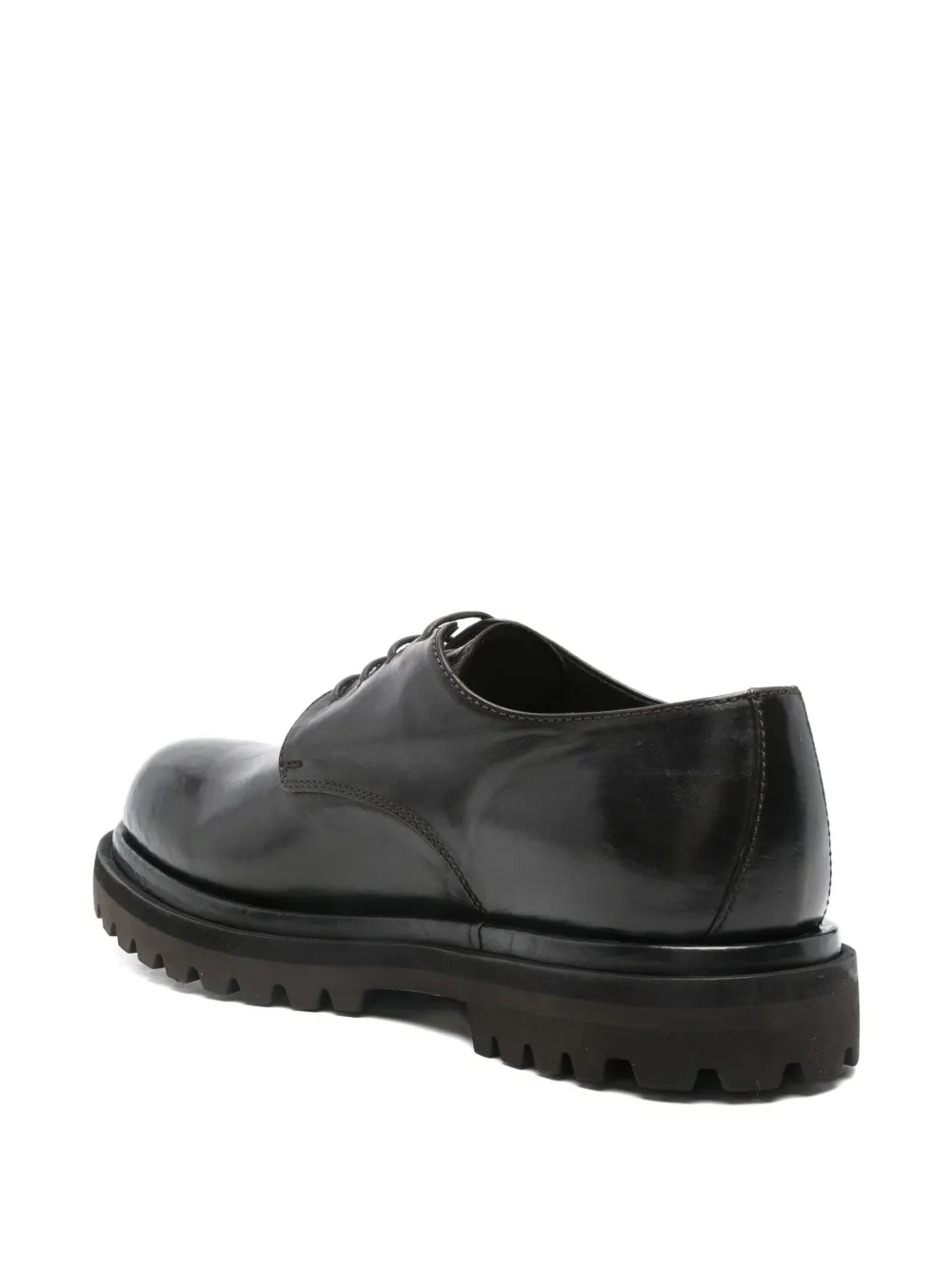 Officine Creative Leren derby schoenen Zwart