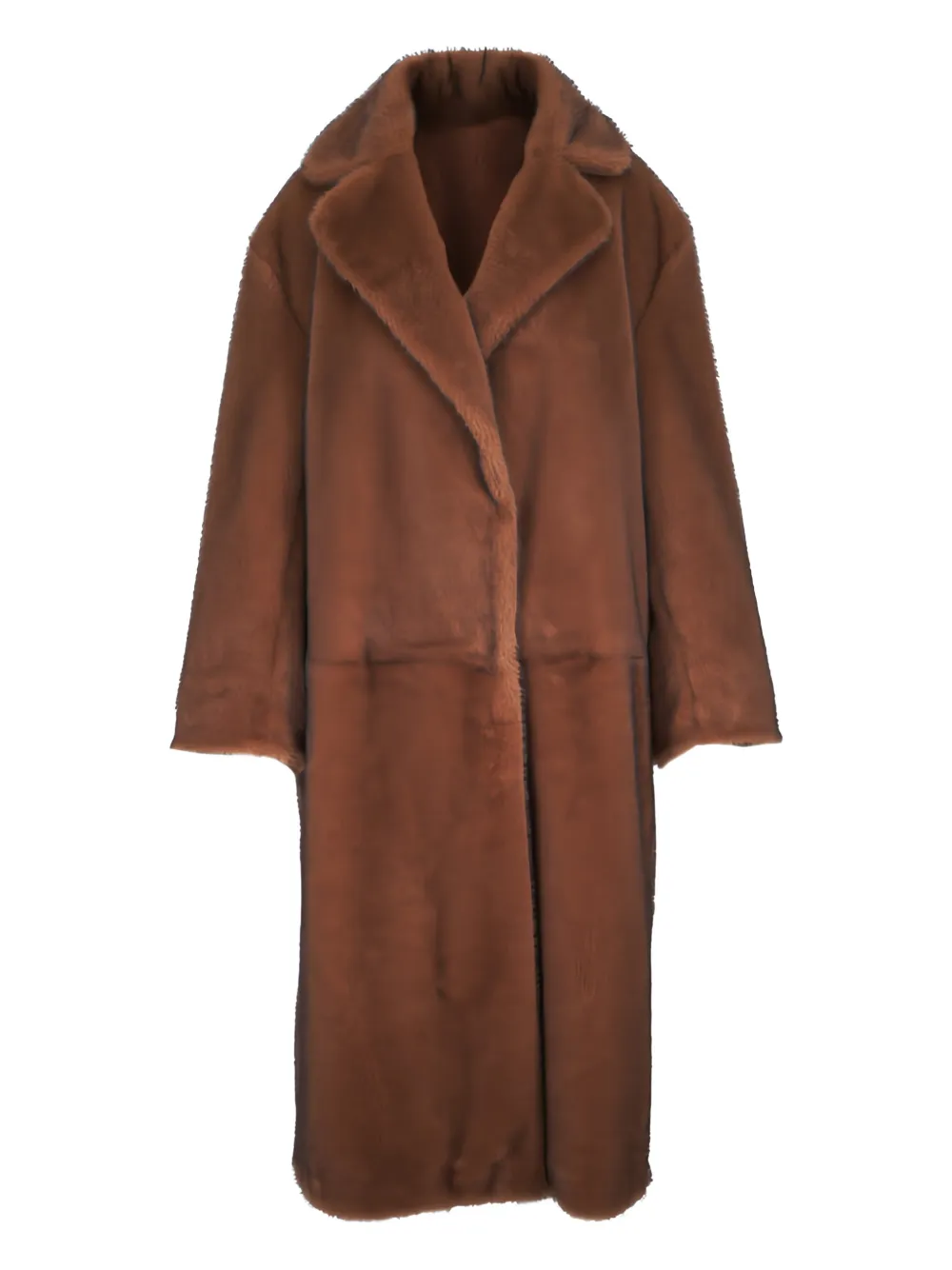 Antonelli Fritella single-breasted coat - Braun