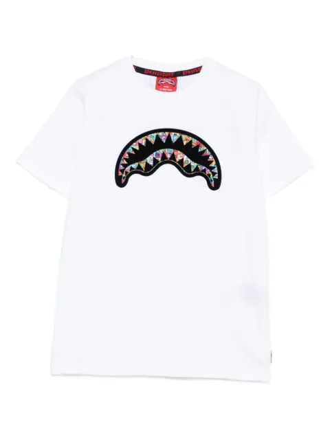 sprayground kid appliqué-detail t-shirt