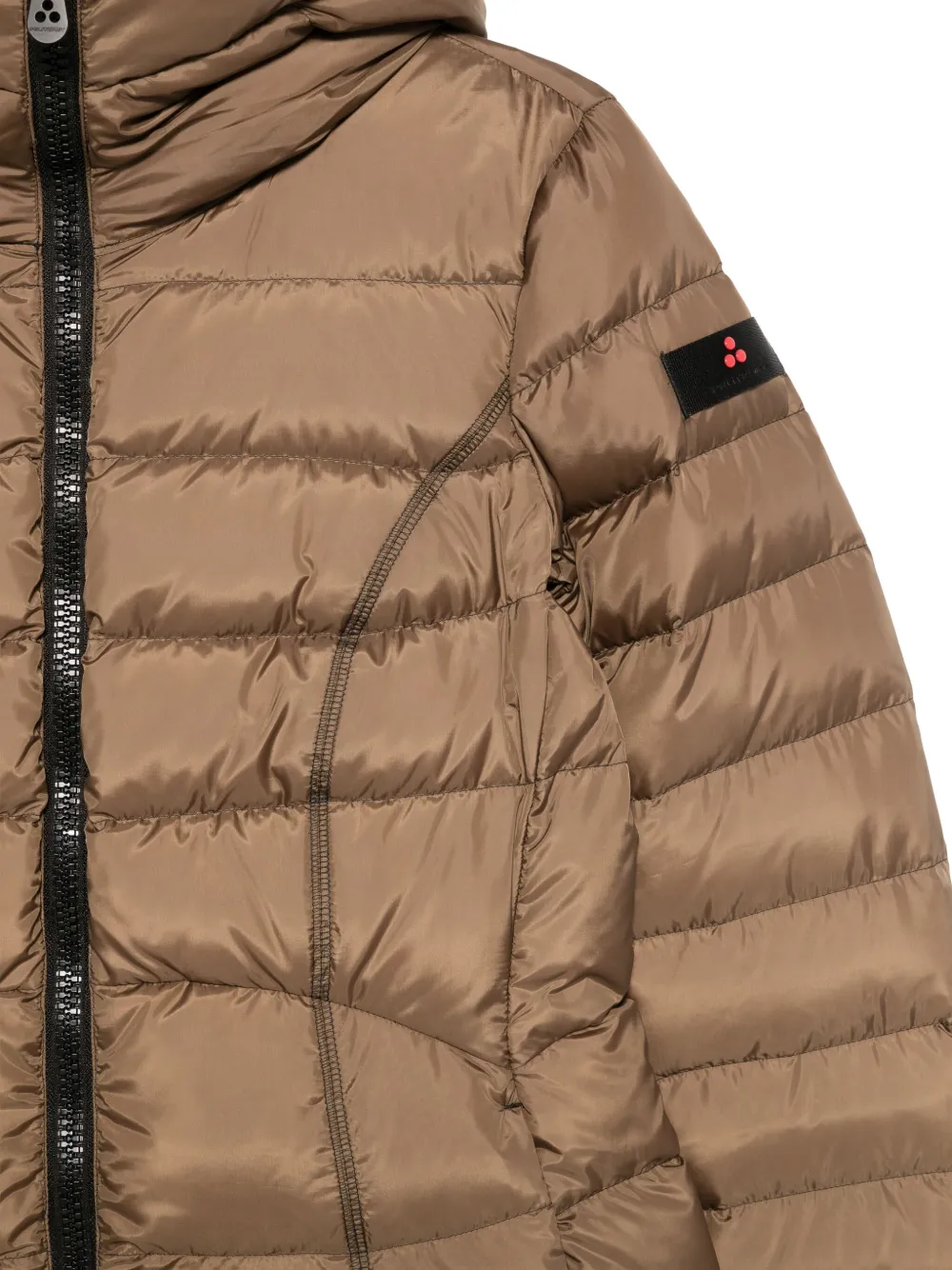 Peuterey Quilted Puffer Jacket In Brown