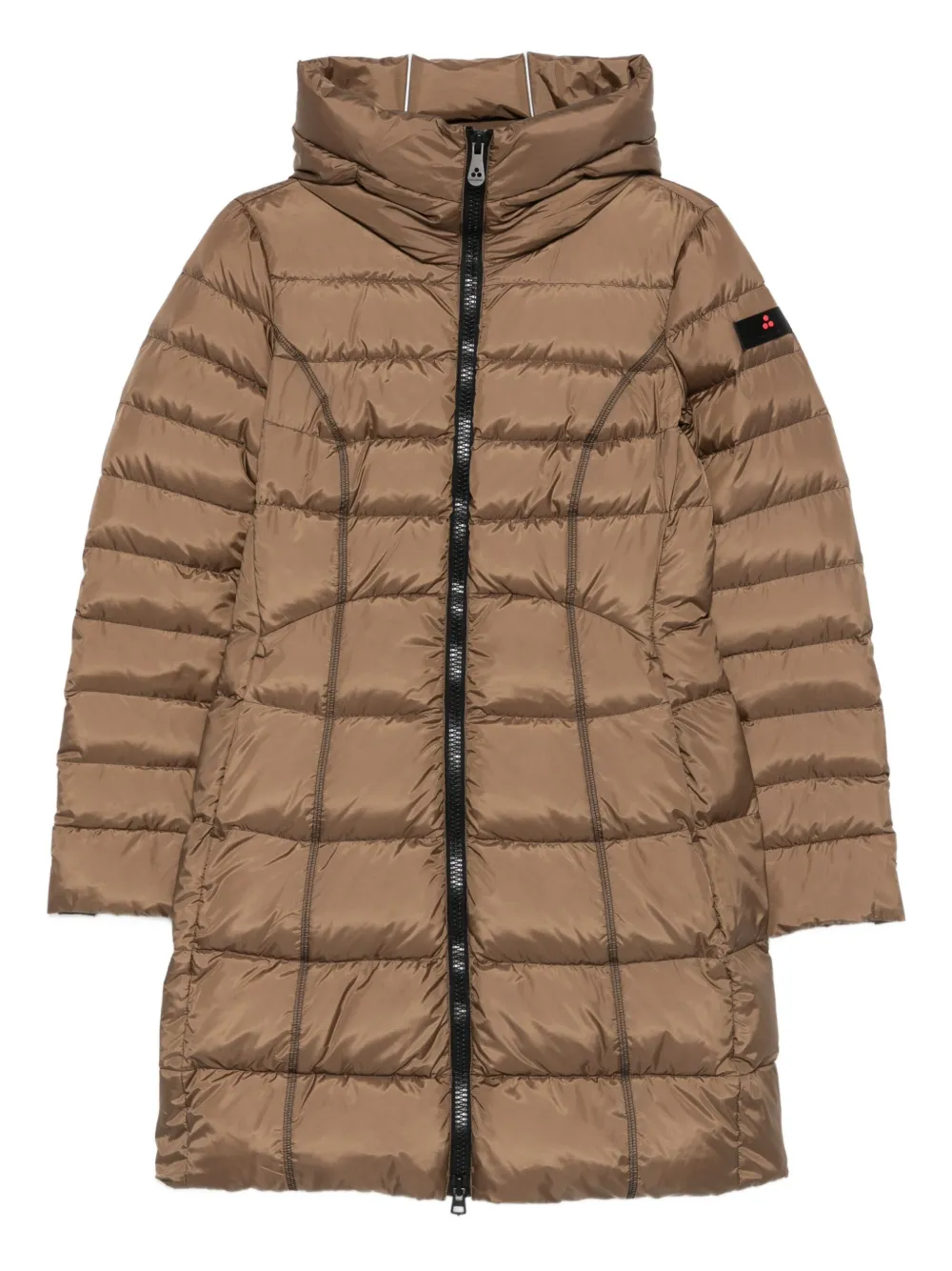 Peuterey Quilted Puffer Jacket In Brown