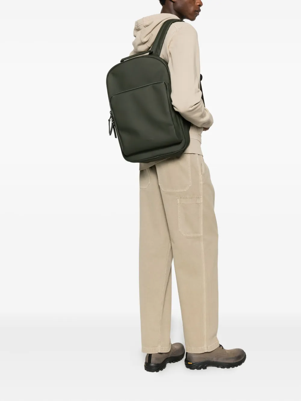 Rains Zip-around Backpack In Green
