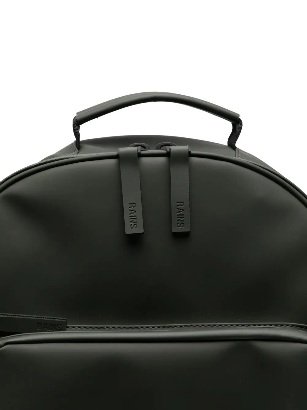 Rains Rugzak met rits Groen