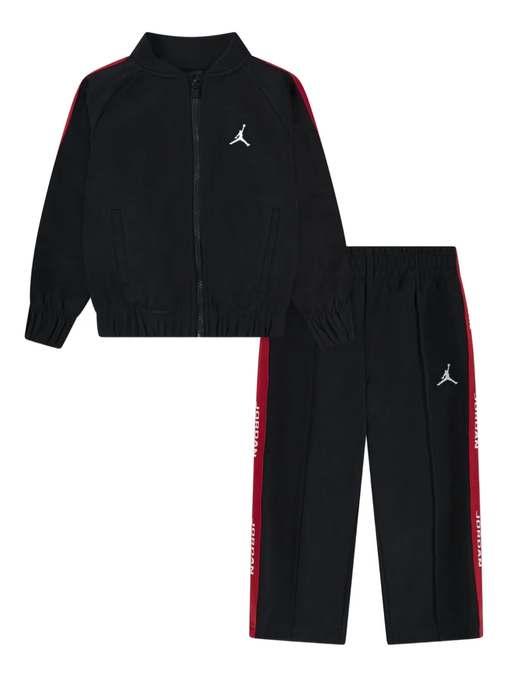 Jordan Kids logo-print tracksuit | Black | Image 1
