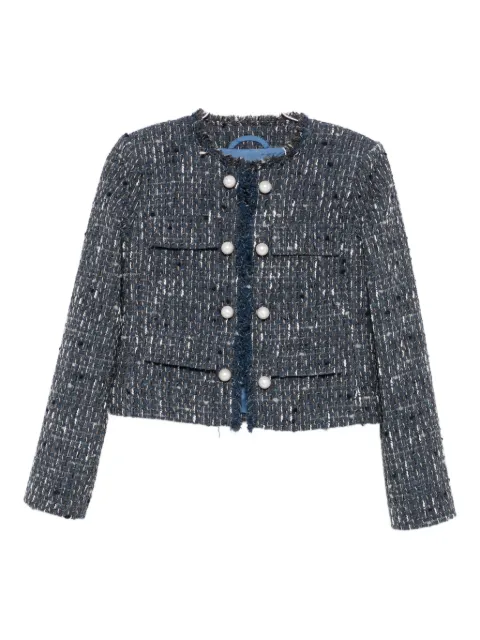 LIU JO bouclé tweed jacket