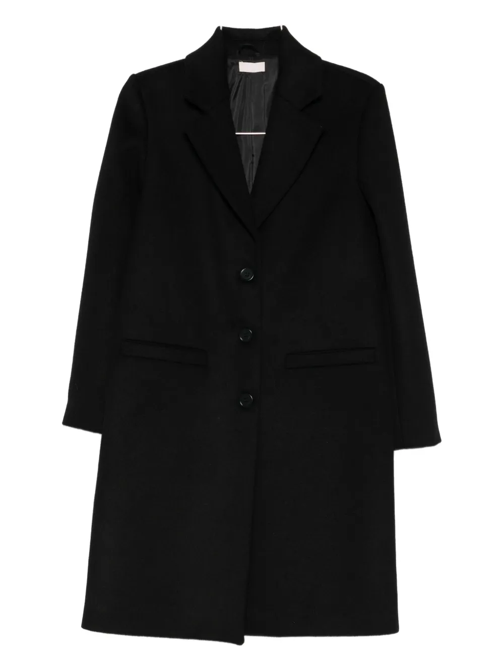 Liu •jo Single-breasted Coat In Black