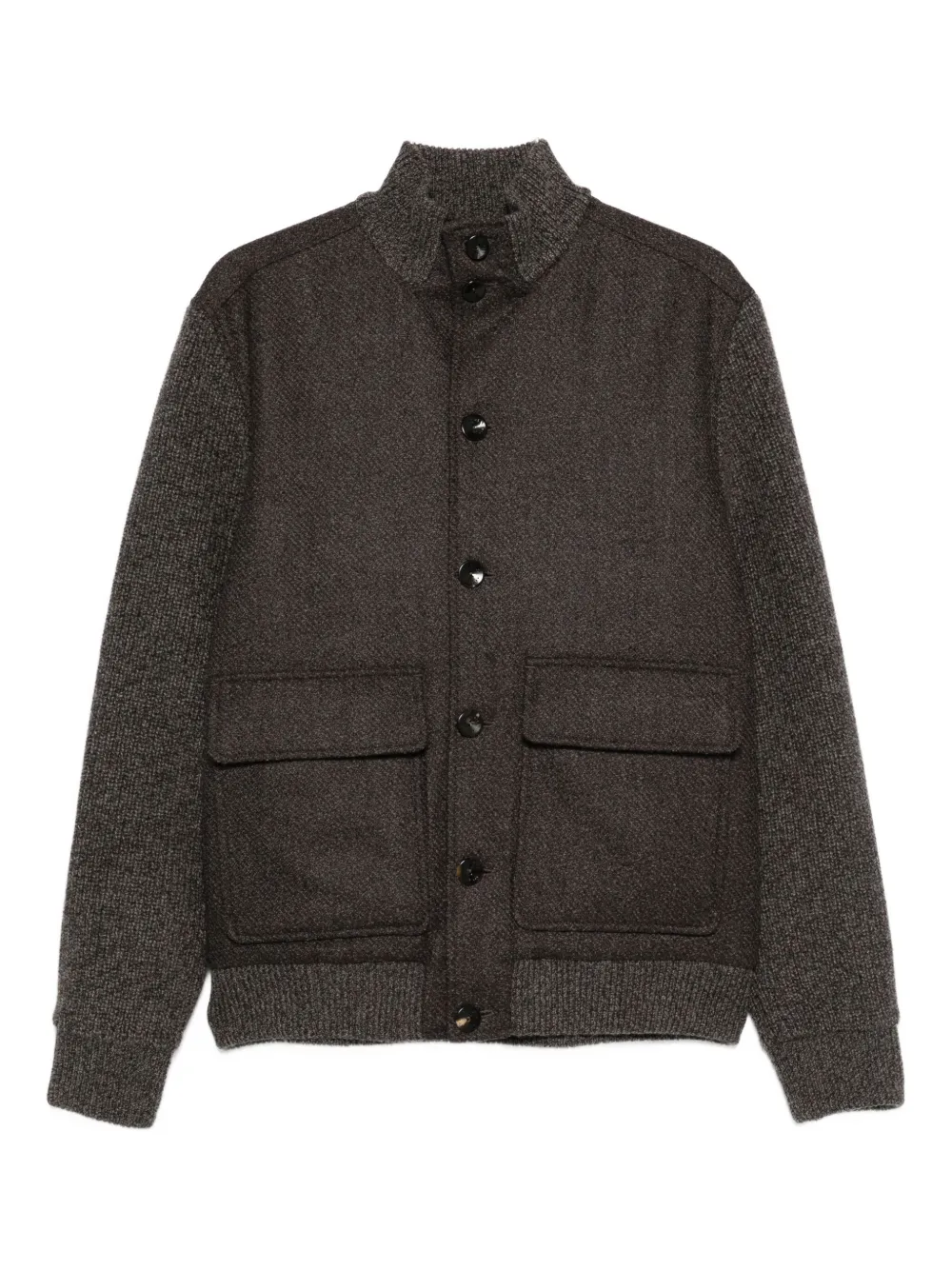 Agnona panelled jacket | Brown | Image 1