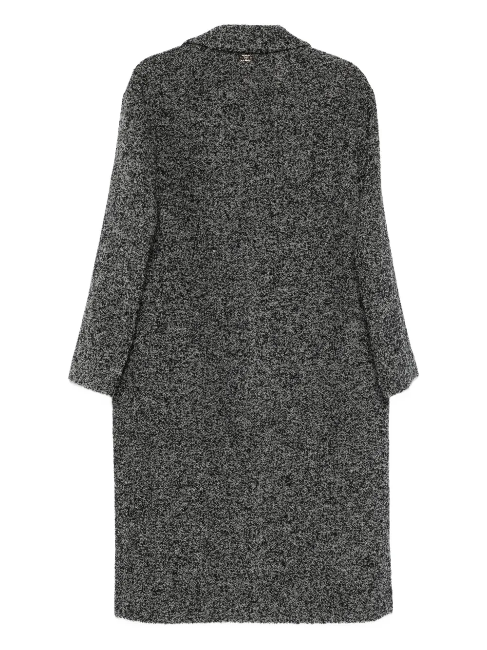 Agnona Single-breasted Coat In Gray