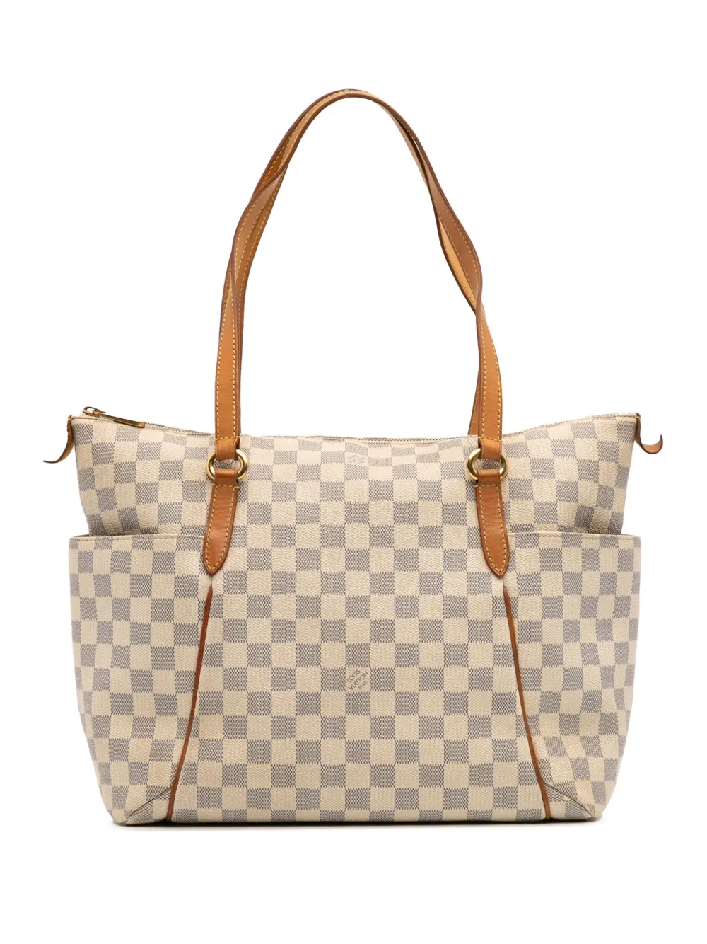 Louis Vuitton Pre-Owned 2011 ダミエ アズール トータリー MM ハンドバッグ - ホワイト Louis Vuitton Pre-Owned 2011 ダミエ アズール トータリー MM ハンドバッグ - ホワイト