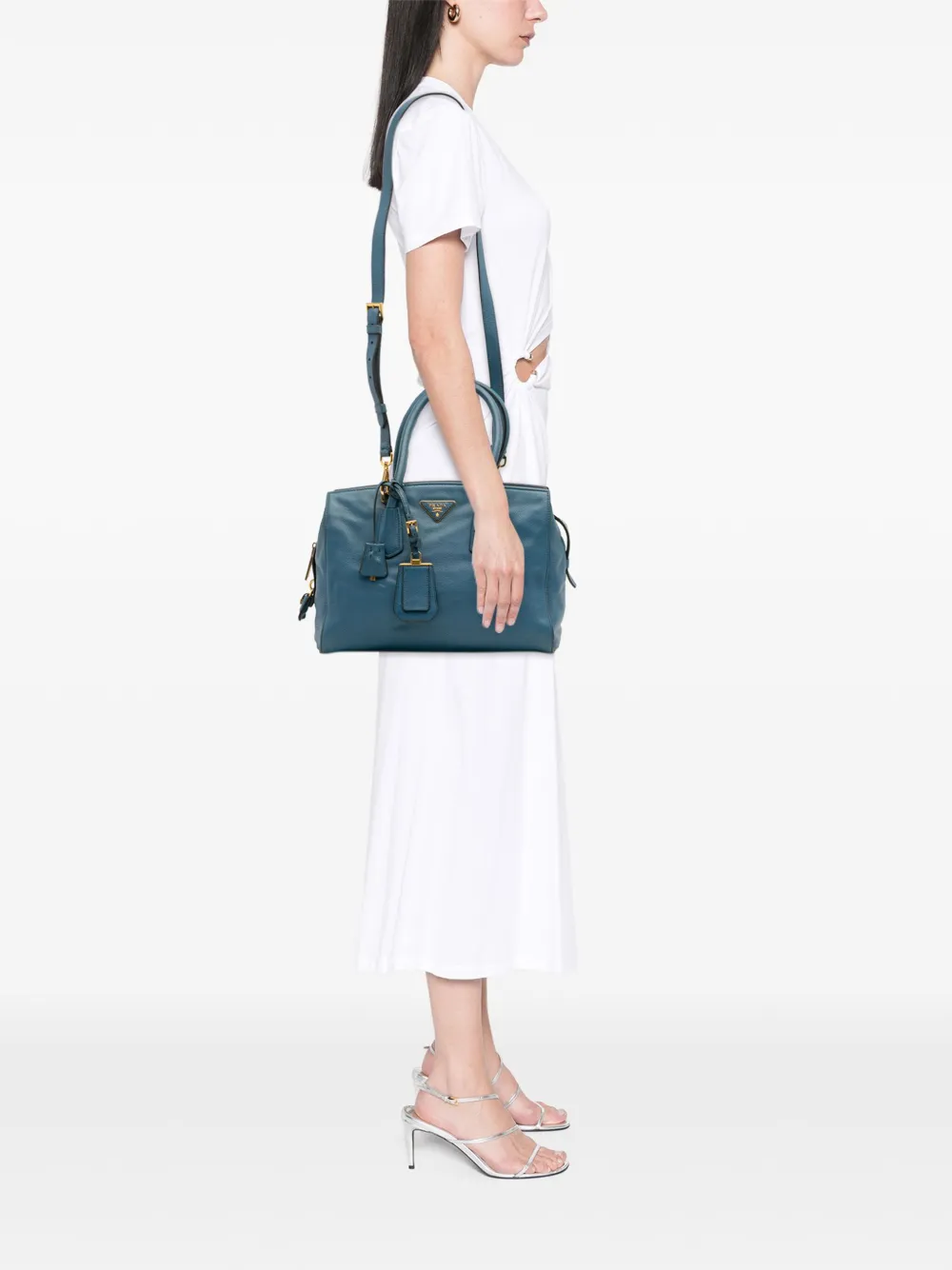 Prada Pre-Owned 2013-2025 Vitello Grain satchel | Pre-Owned | Image 2