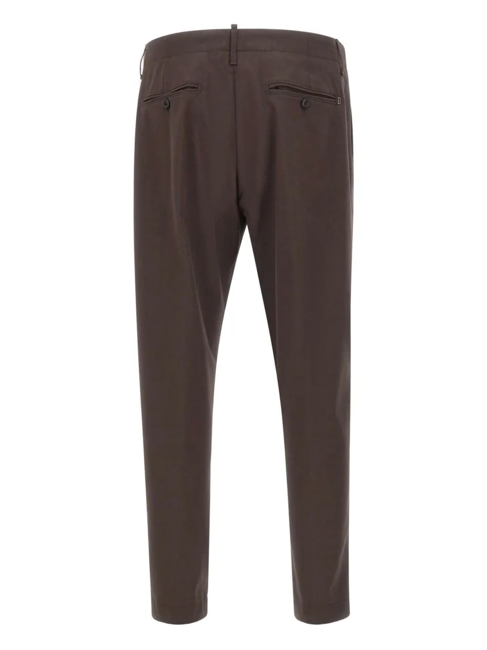 DONDUP dart logo-plaque pants - Bruin