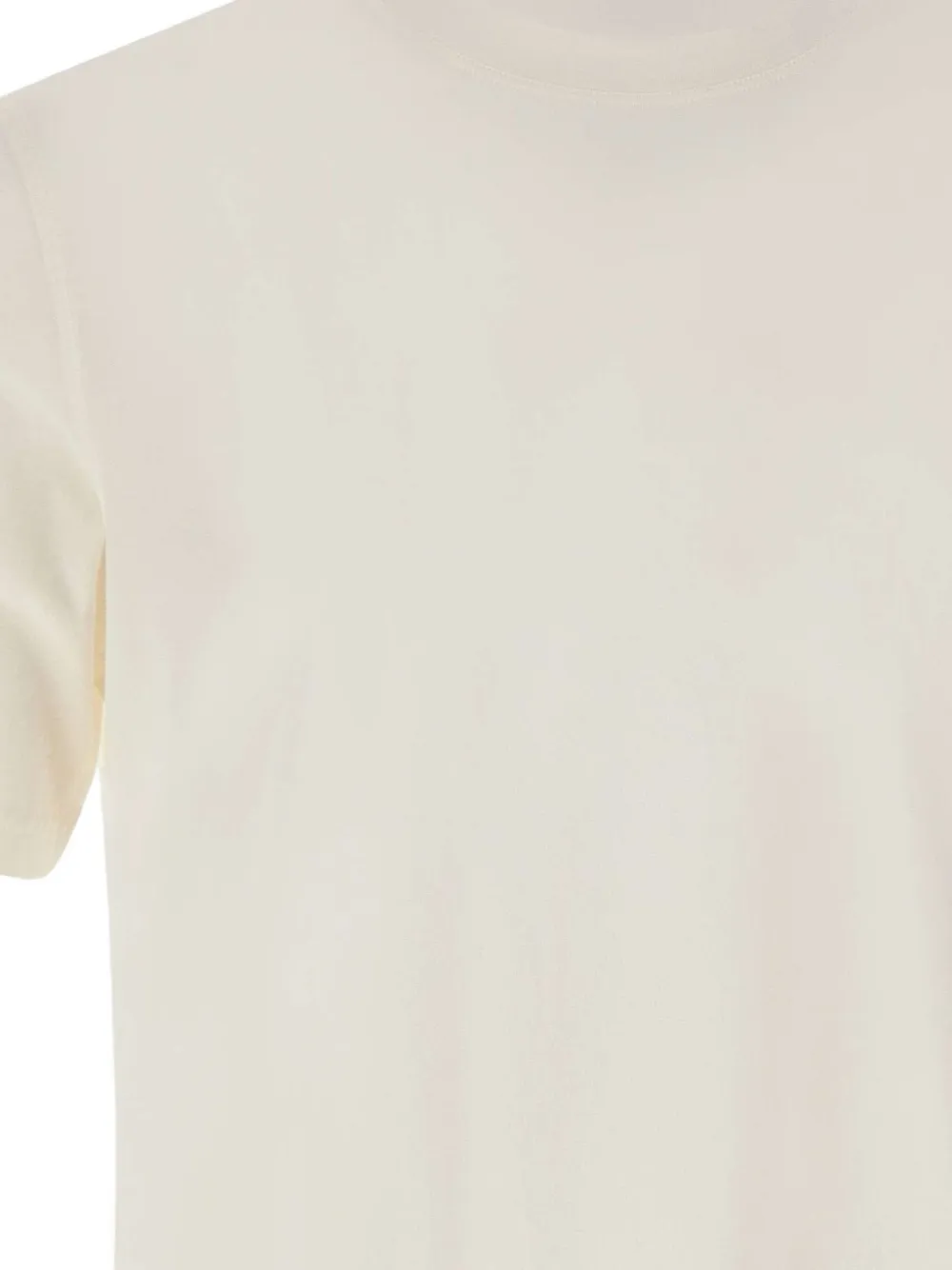Filippo De Laurentiis Cotton Crew Neck T-shirt In White
