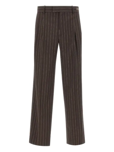 Drôle De Monsieur pinstriped pleated pants