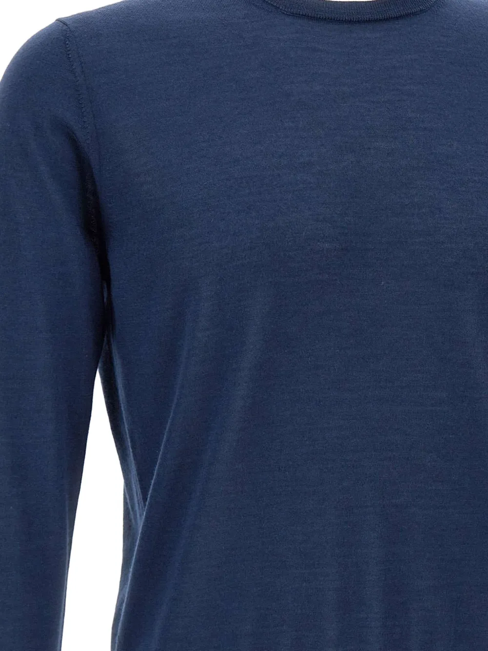 Filippo De Laurentiis Cashmere Blend Sweater In Blue