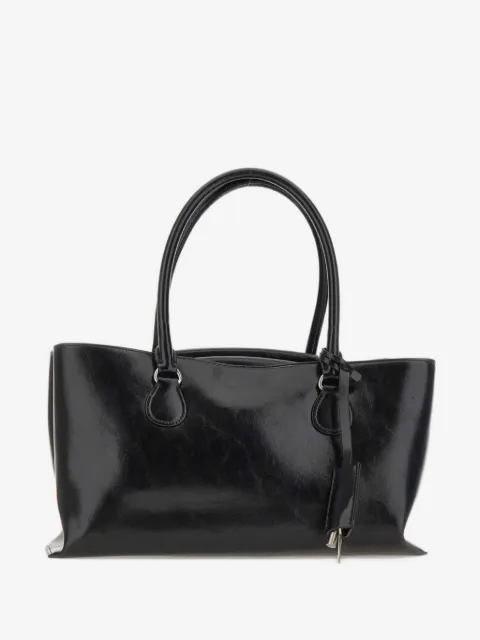 Osoi double-handle leather tote bag