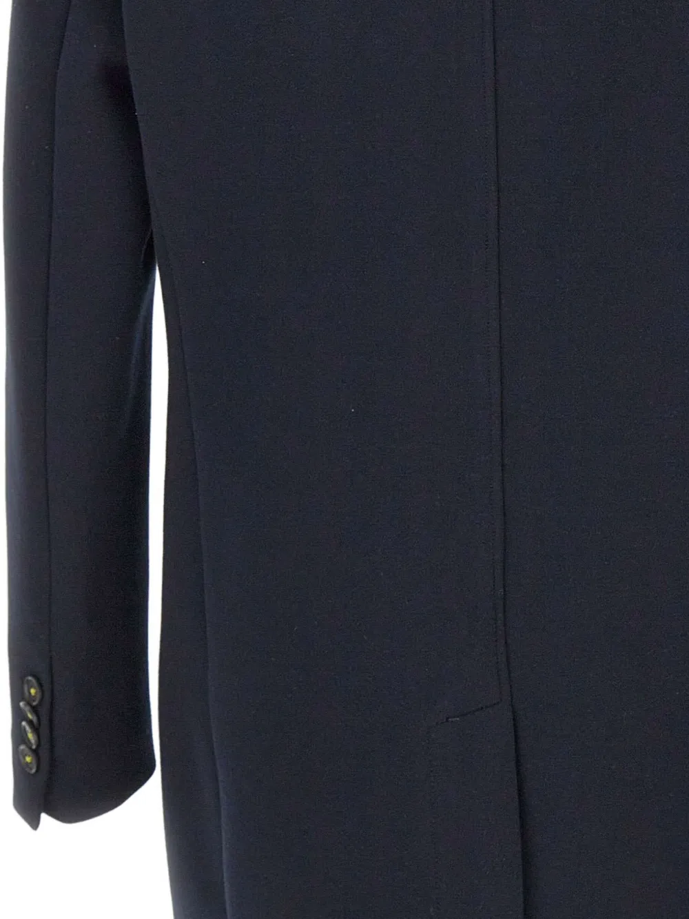 Manuel Ritz Hooded Button-up Coat In Blue