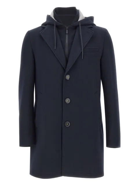 Manuel Ritz hooded button-up coat