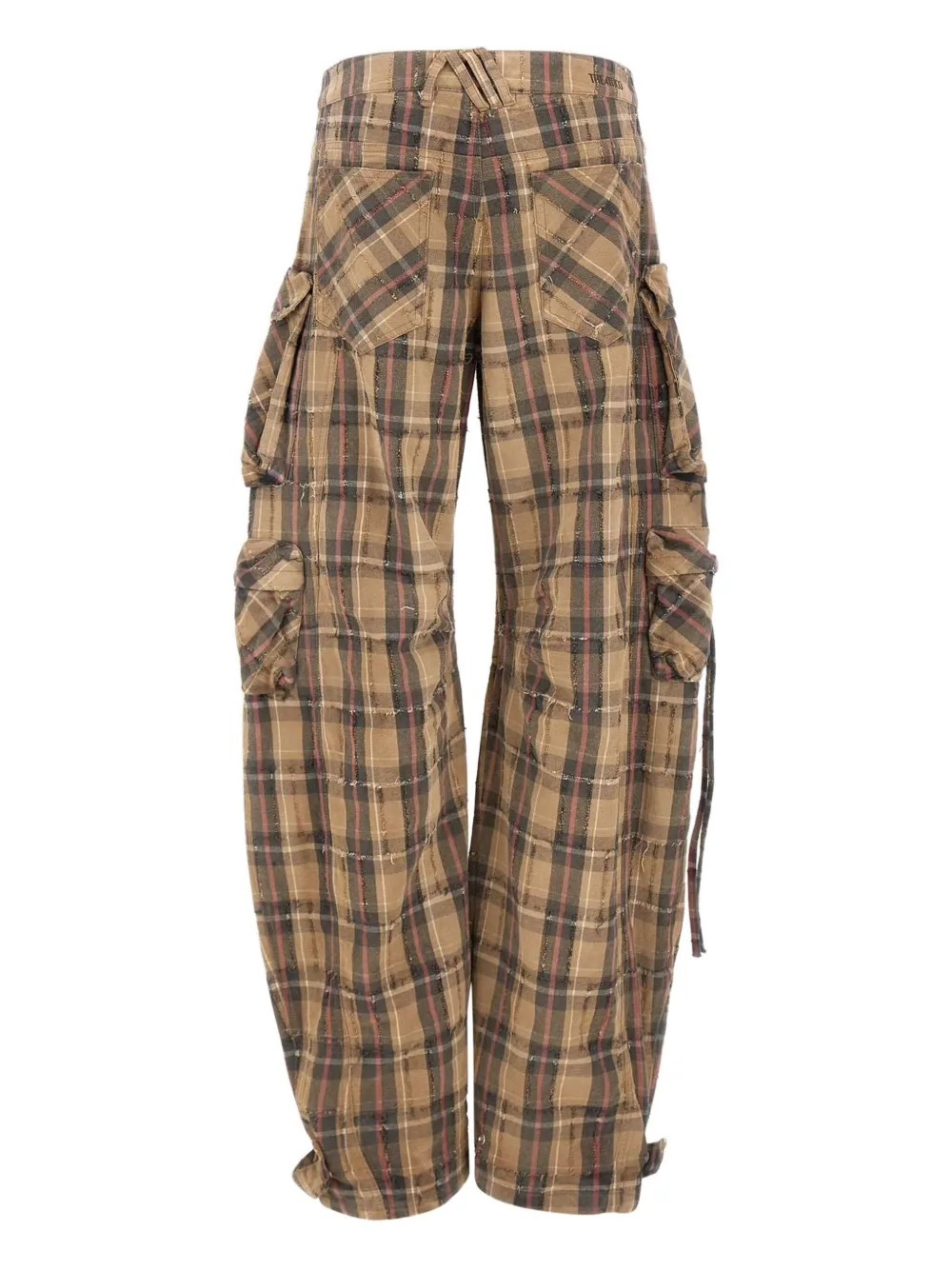The Attico checked multi-pocket trousers | Flared & Bell-Bottom Pants | Image 2