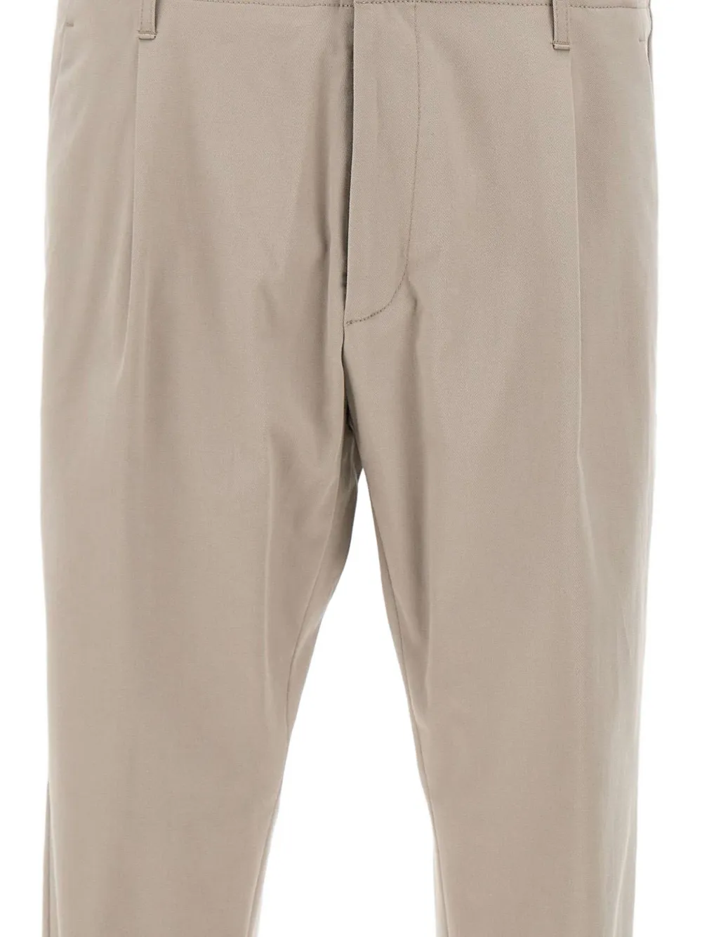 DONDUP Pantalon met geplooid detail Beige