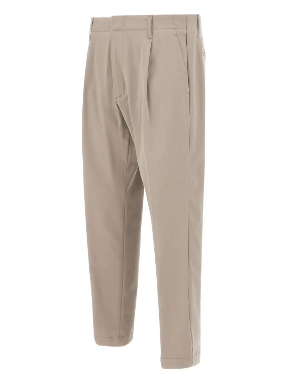 DONDUP Pantalon met geplooid detail Beige
