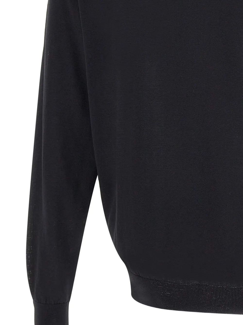 Filippo De Laurentiis Cotton Sweater In Black