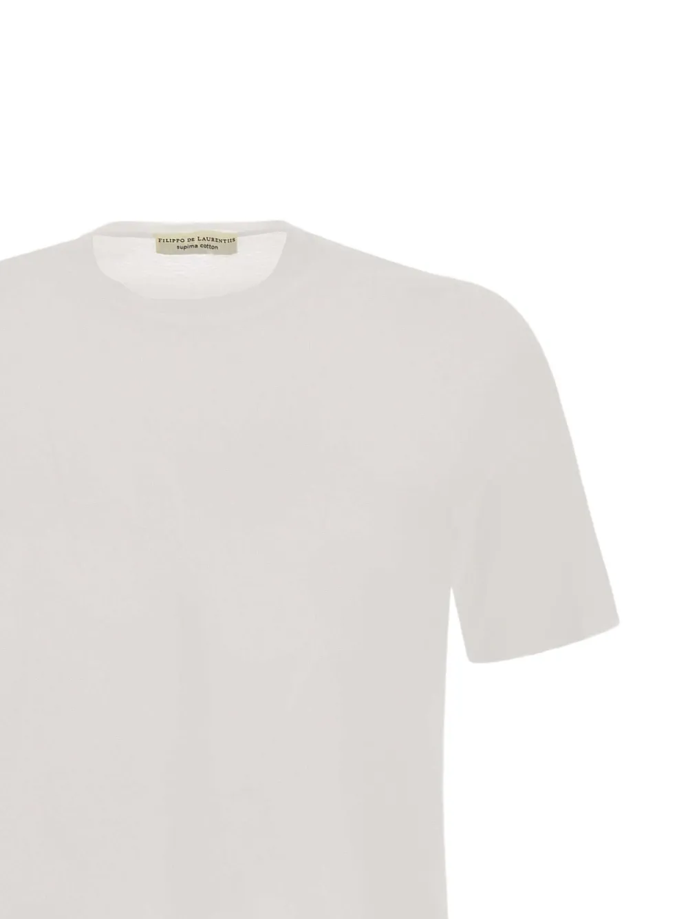 Filippo De Laurentiis Cotton T-shirt In Neutral